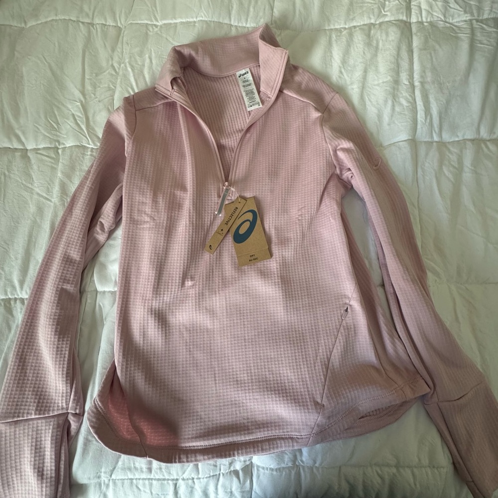 Women's Pink Quarter-Zip Top